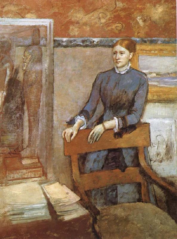 Edgar Degas Portrait of Miss Lu oil painting image